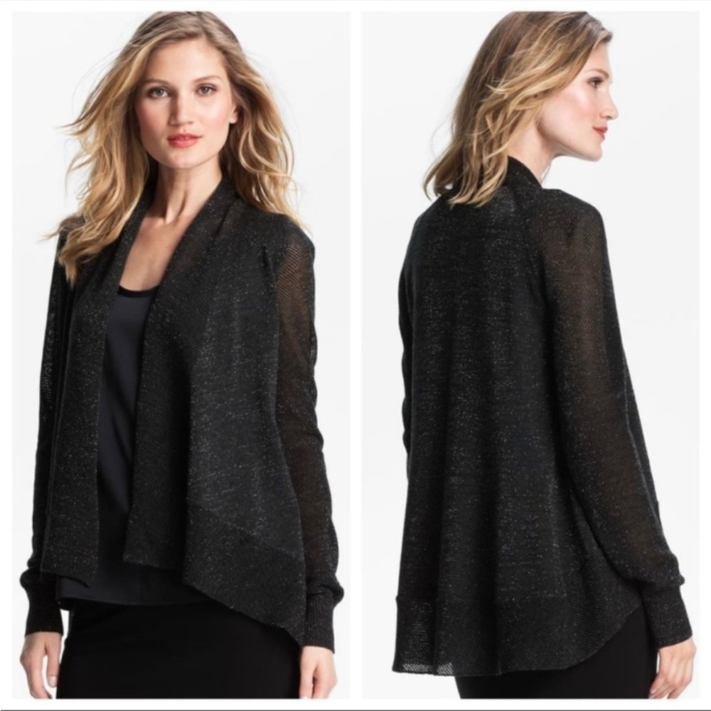 Eileen Fisher Shimmering Fine Merino Cardigan